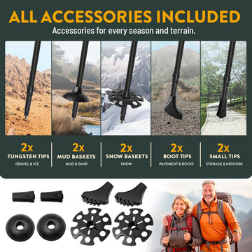 Hiker Hunger foldable poles Rocky Mountain tested in USA for dependable craftsmanship