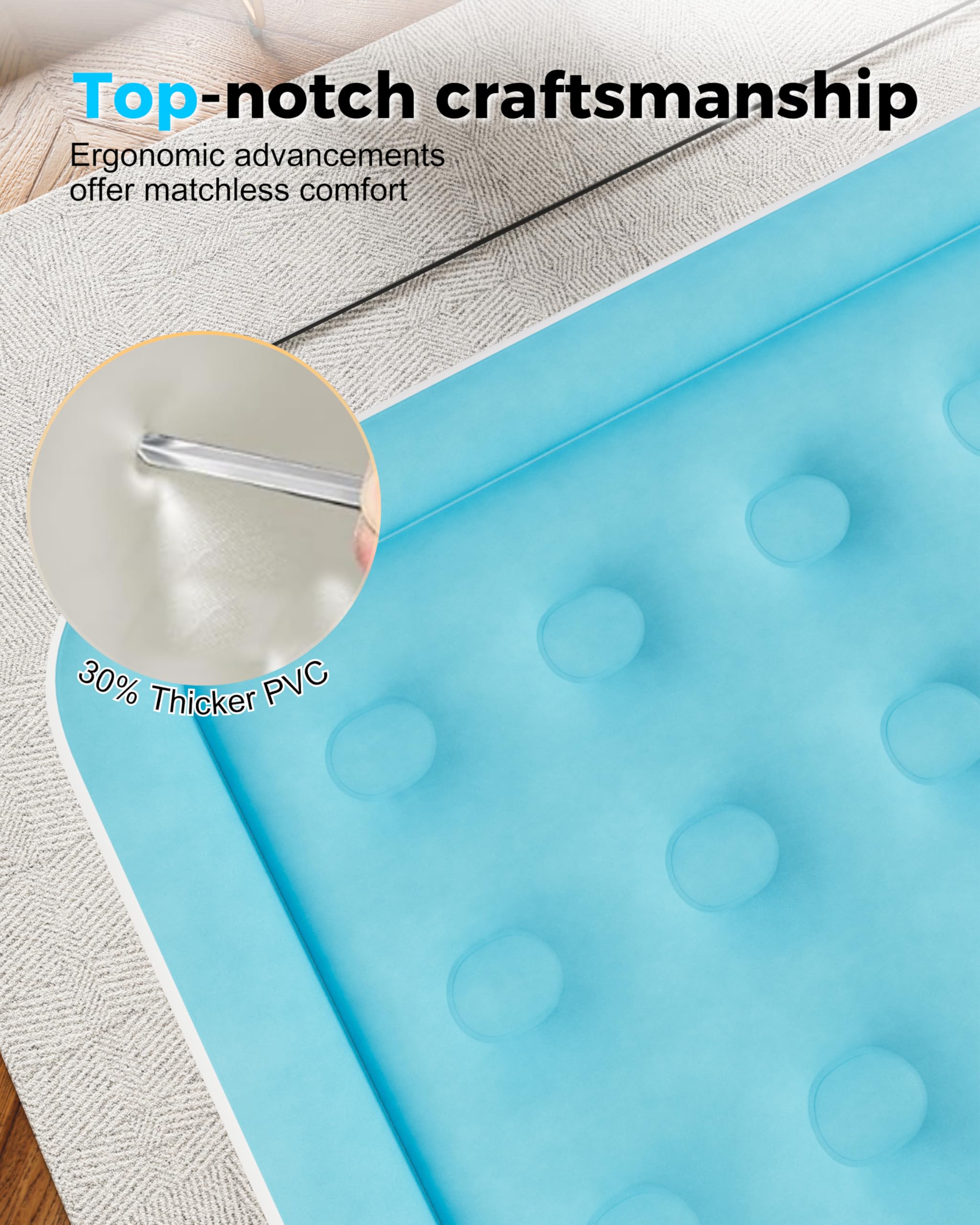 HikerSKY twin air mattress inflation time highlights a three-minute setup for guests.