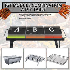 HIKISM IGT folding design enables quick, on-the-go assembly.