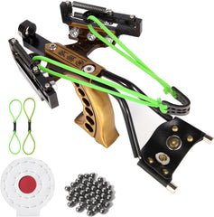 Hikoun slingshot alloy frame demonstrates durable performance for training and practice.