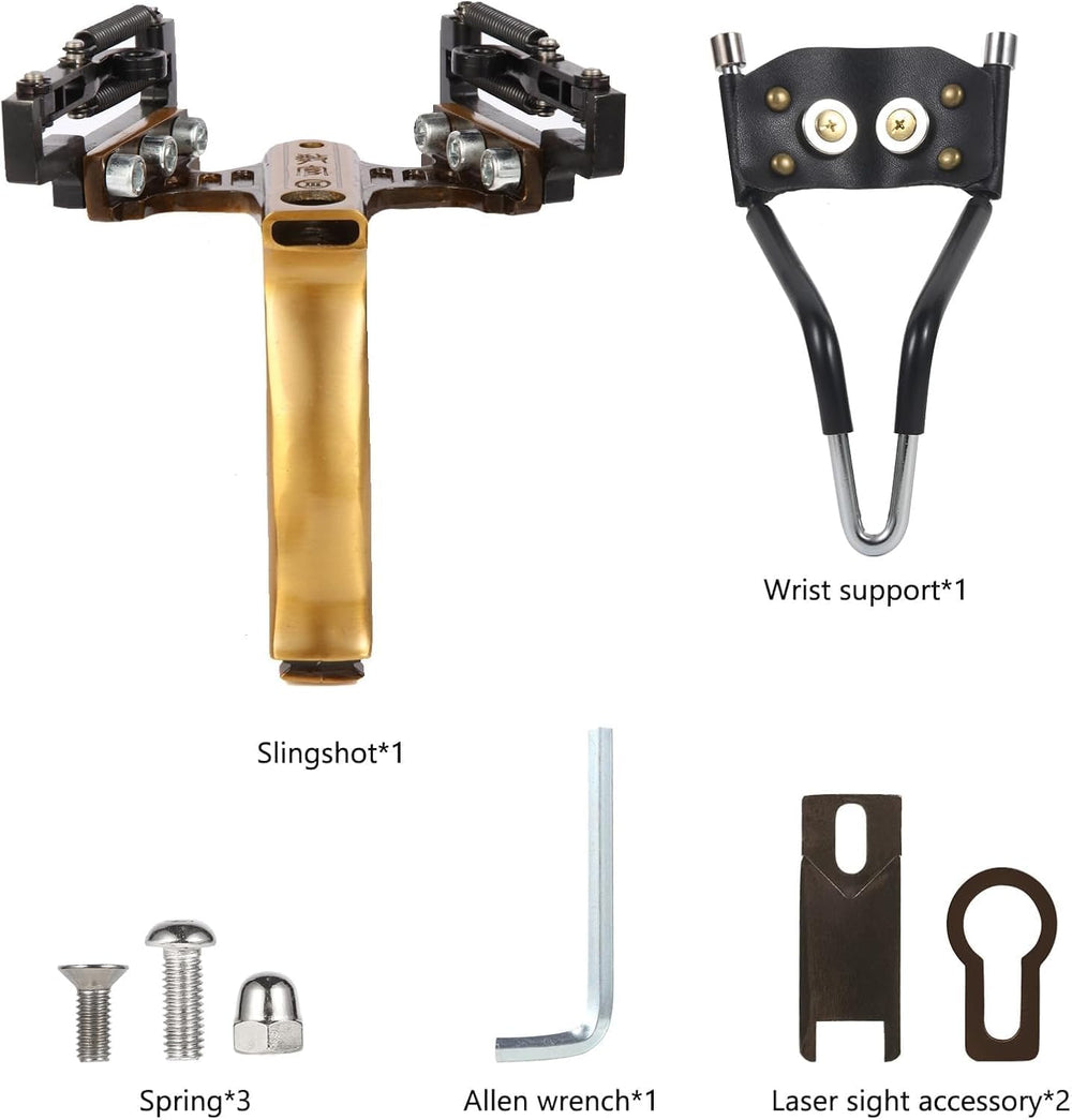 Hikoun slingshot rubber-band offers heat and cold resistance for reliable accuracy.