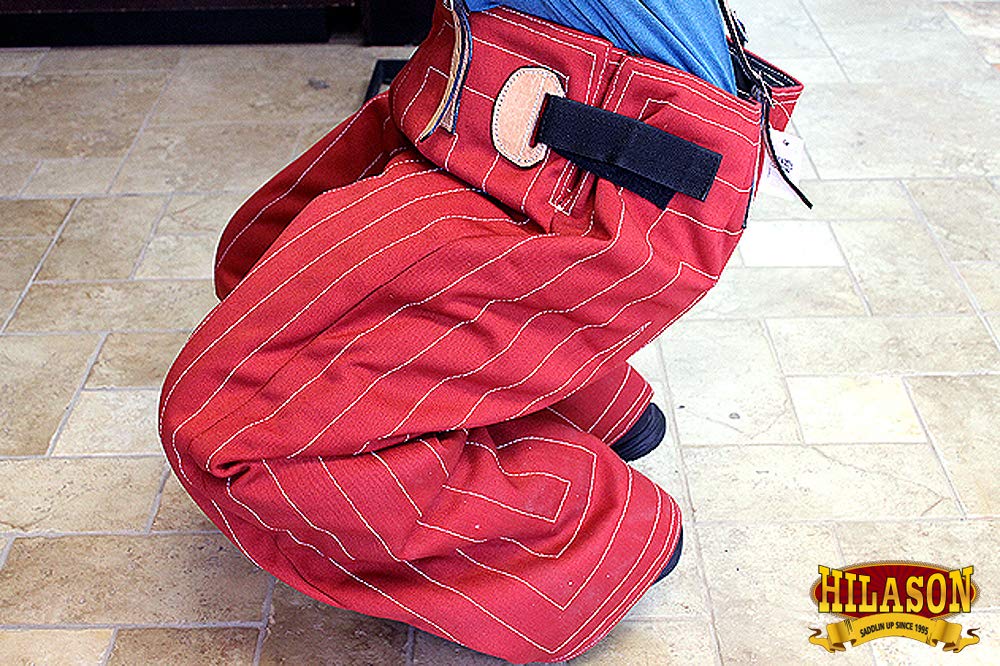Hilason bite-suit pant lining in durable polyester for easy on and off.