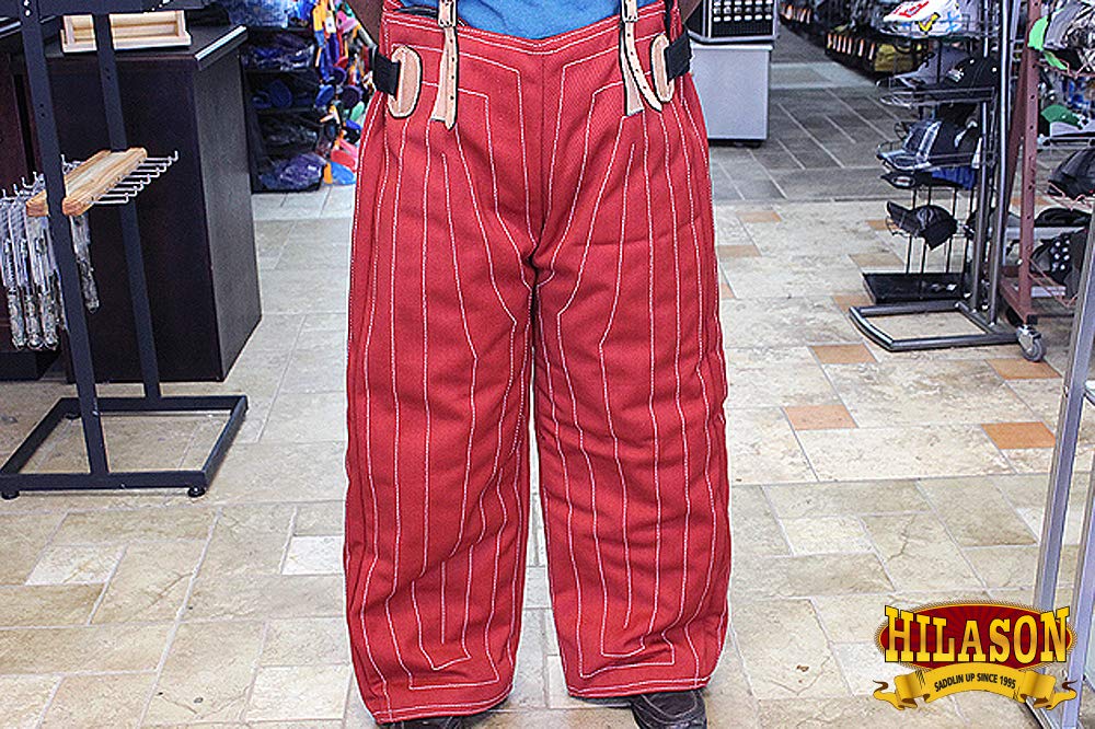 Hilason bite-suit pant padding with multi-layer numnah for flexible protection.