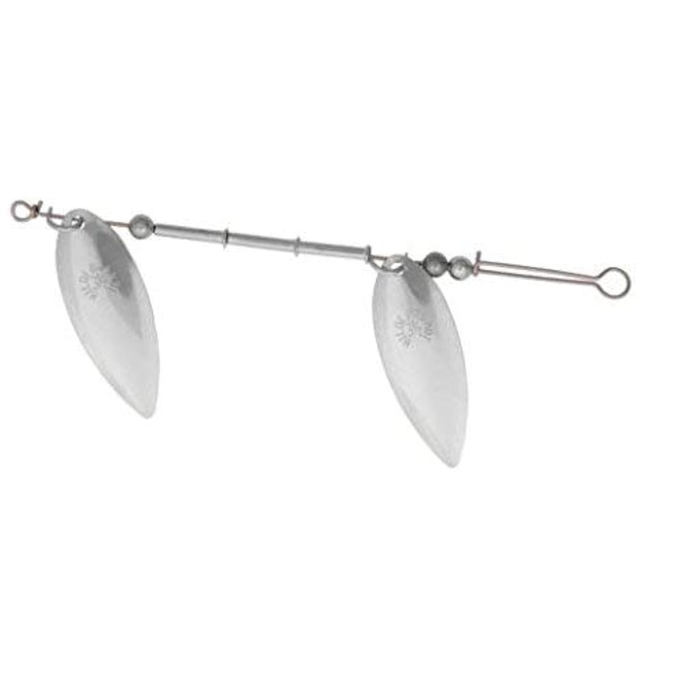 Hildebrandt Slim Eli Spinner with willowleaf blade offering fast, lifelike trolling motion