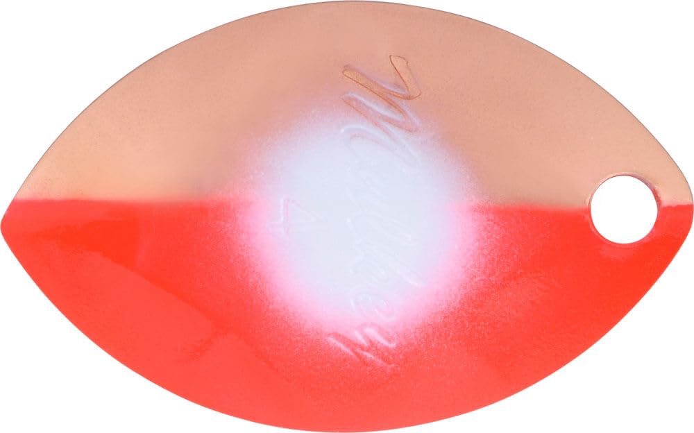 Hildebrandt Yakima Bait Mulkey's Mini Guide Spinner Blade 3.5 Copper Red enhances flash and vibration for trolling