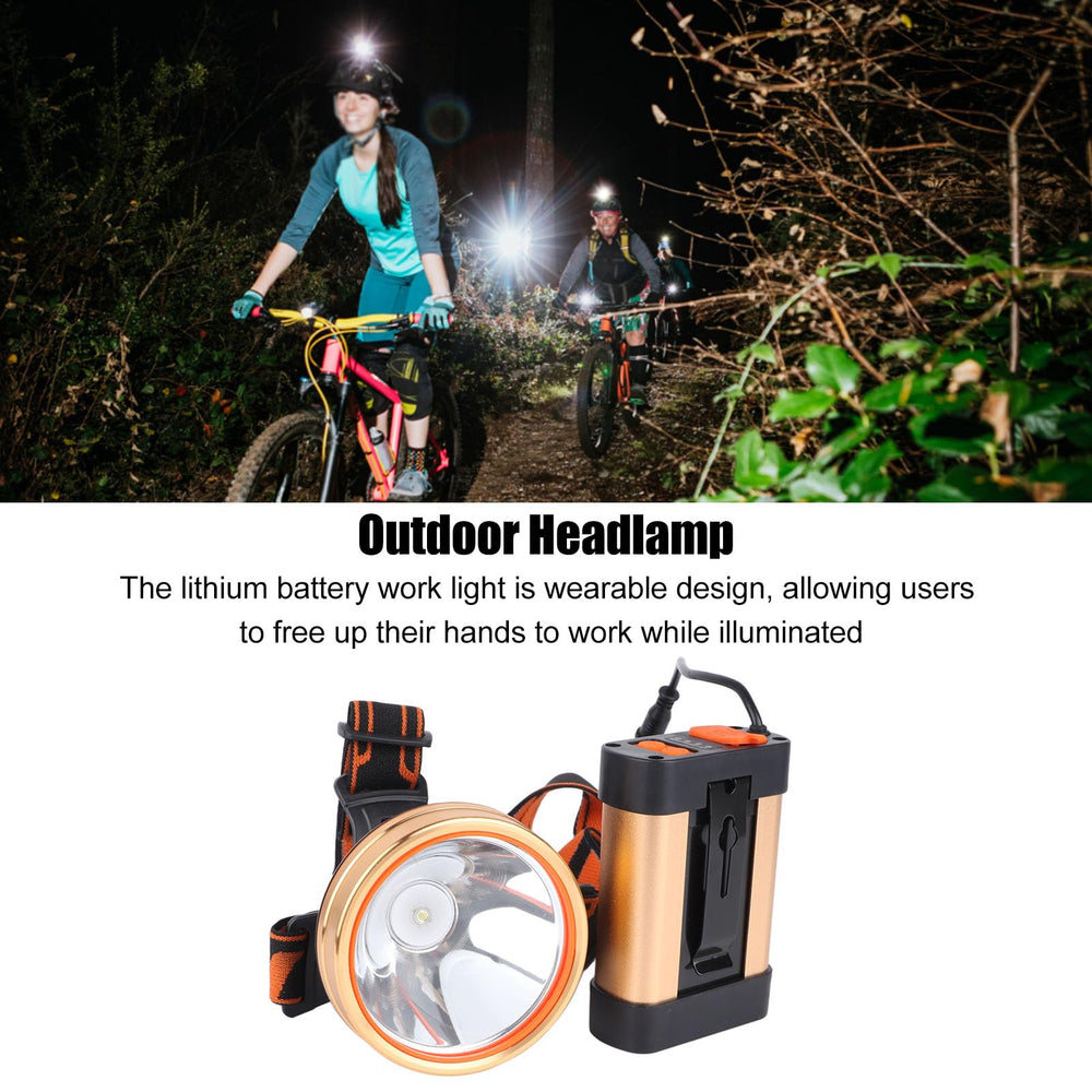 Hilitand wearable headlamp design keeps hands free while working