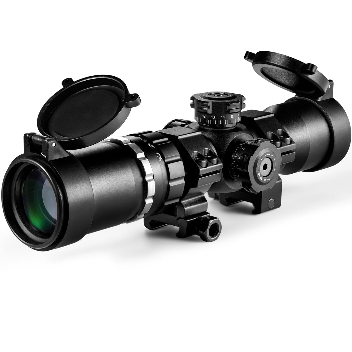 HILIYOT crossbow scope etched glass reticle for precise aiming in variable light