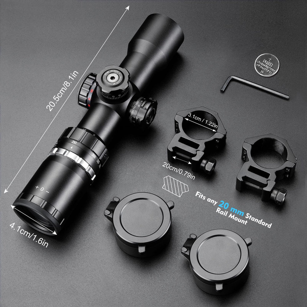 HILIYOT long eye relief and forgiving eye box enable fast target acquisition