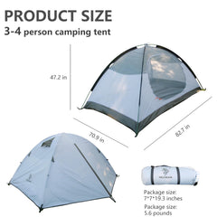 Hillman tent breathable mesh enhances ventilation for comfort