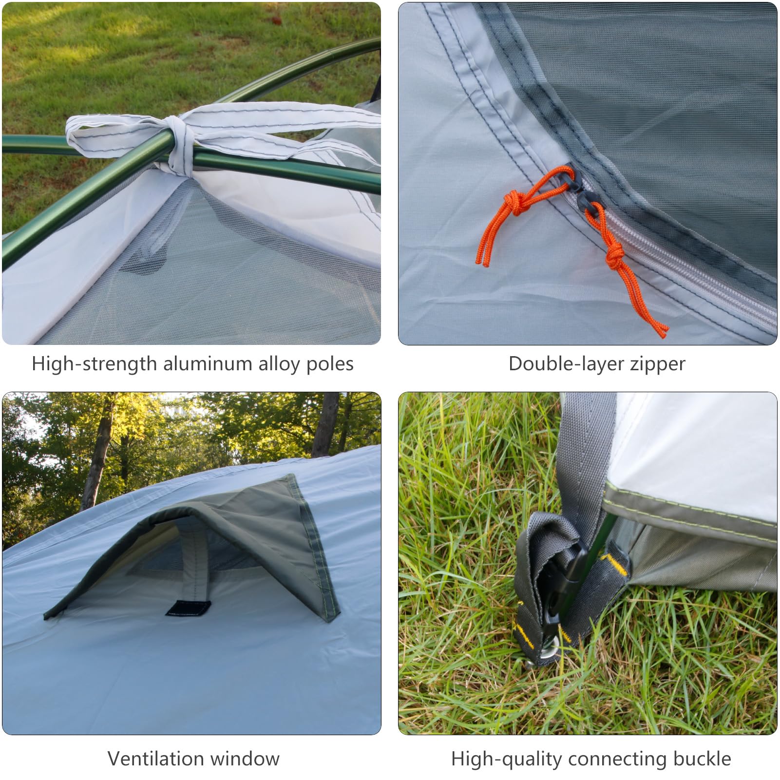 Hillman tent compact pack size eases carrying and storage after trips.