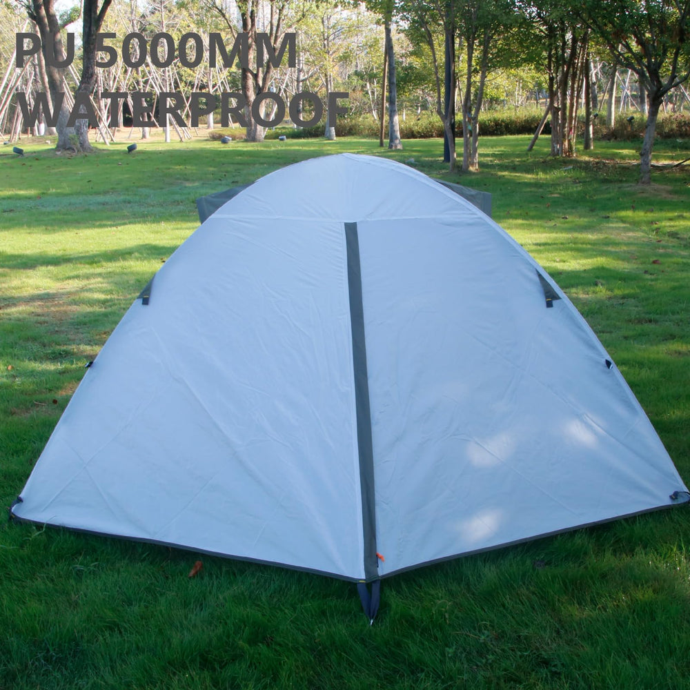 Hillman tent exterior dome design highlights quick shelter for camping and hiking.