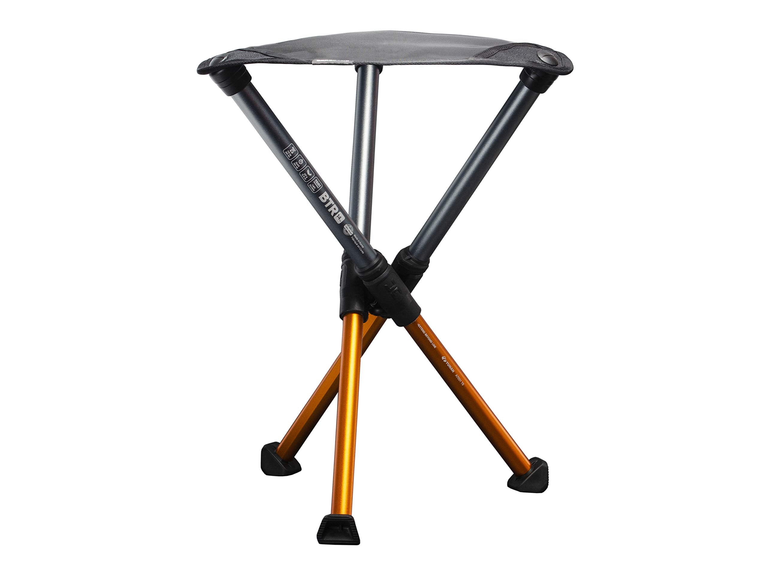 H Hillsound BTR Stool 14-inch in-use demonstrates ultralight seating for hikers.