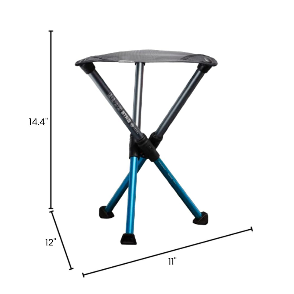 Hillsound BTR Stool foldable-compact design stores neatly in a backpack pocket.