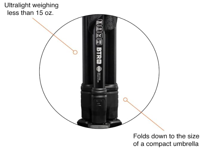 Hillsound BTR stool in use outdoors during camping or hiking.