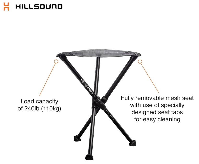 Hillsound BTR stool warranty and durability benefits at a glance.