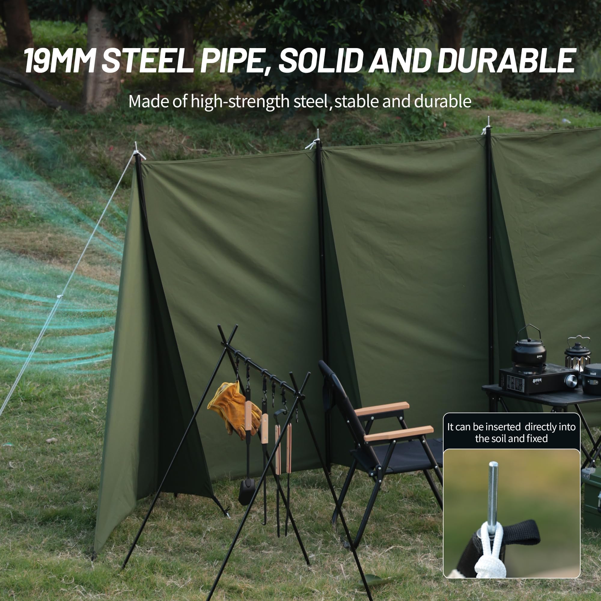 Himalaya camping windbreaks portable-storage compact design for easy transport and quick setup.