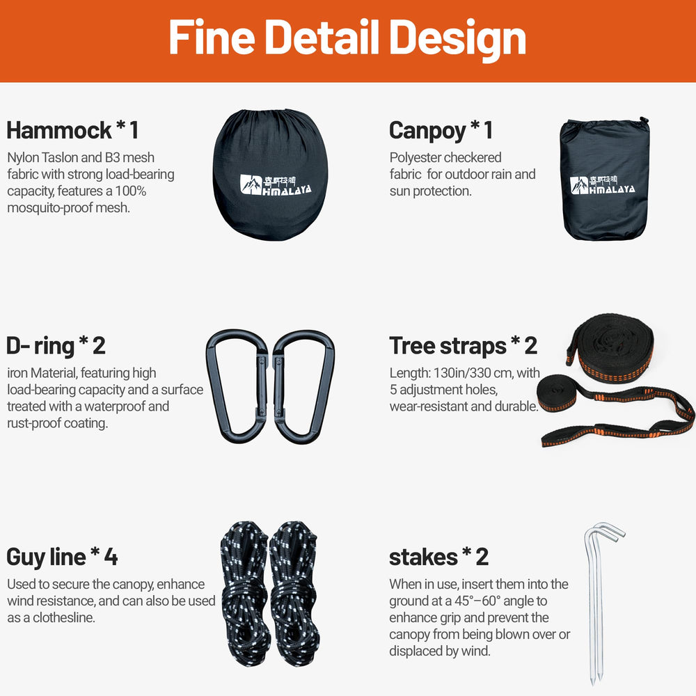 Himalaya hammock storage bag keeps gear organized for adventures