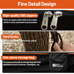Himalaya hammock sun shade canopy provides shade and cooler shade
