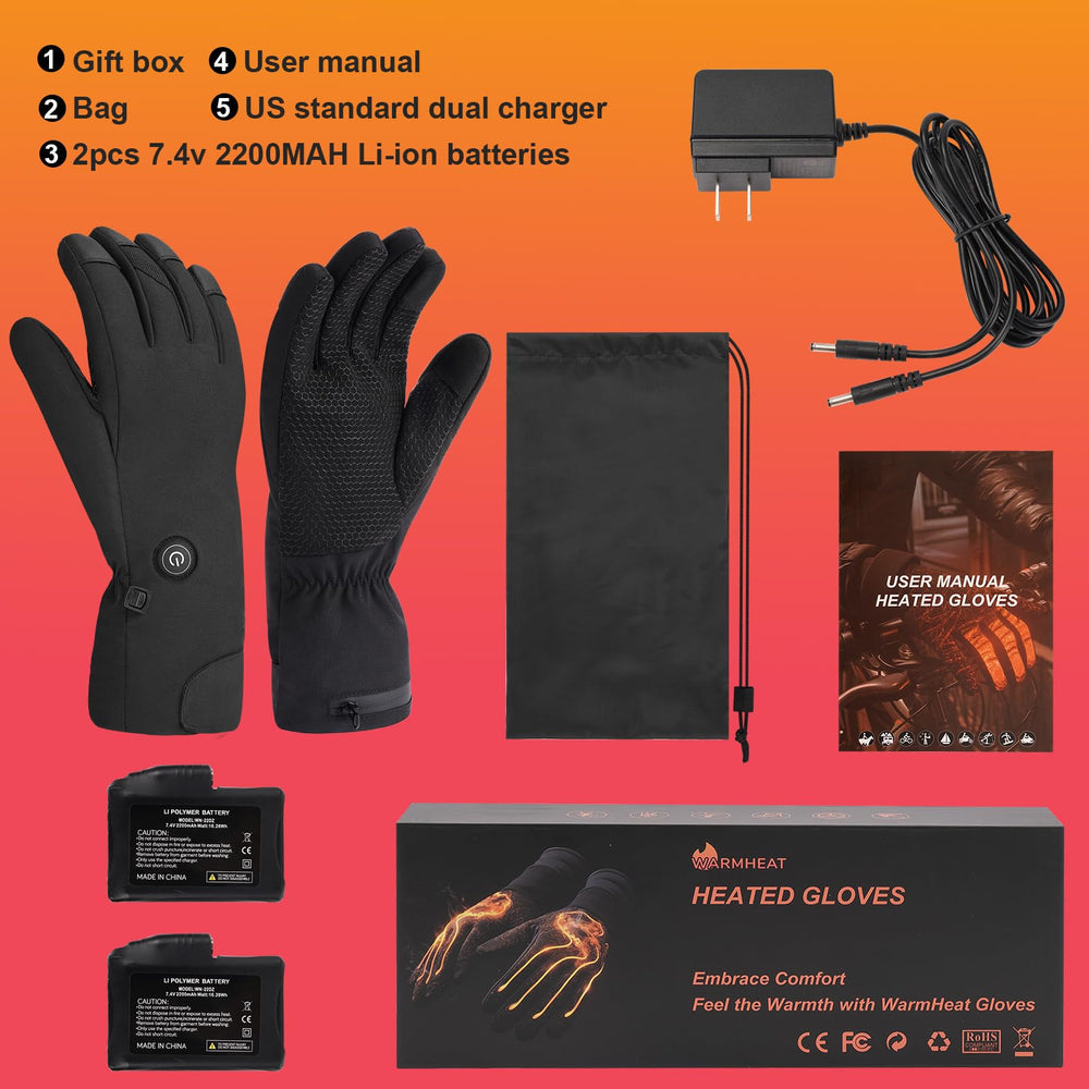 Hinsole winter kit gift box with batteries and charging cable