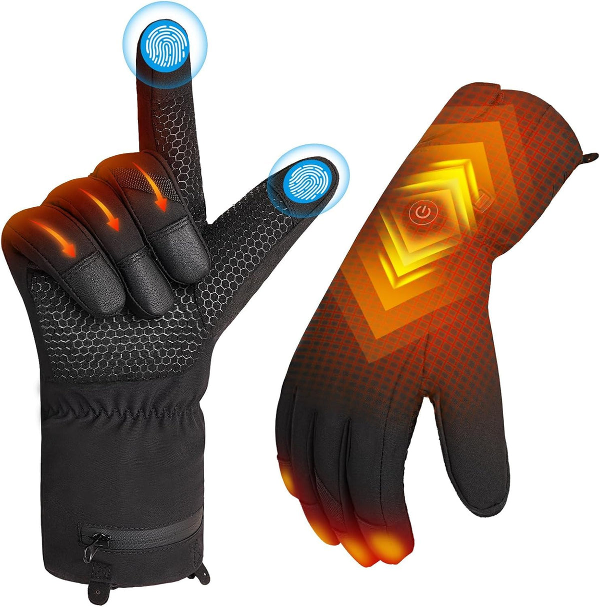 Hinsole heated gloves XXLarge warmth on the go