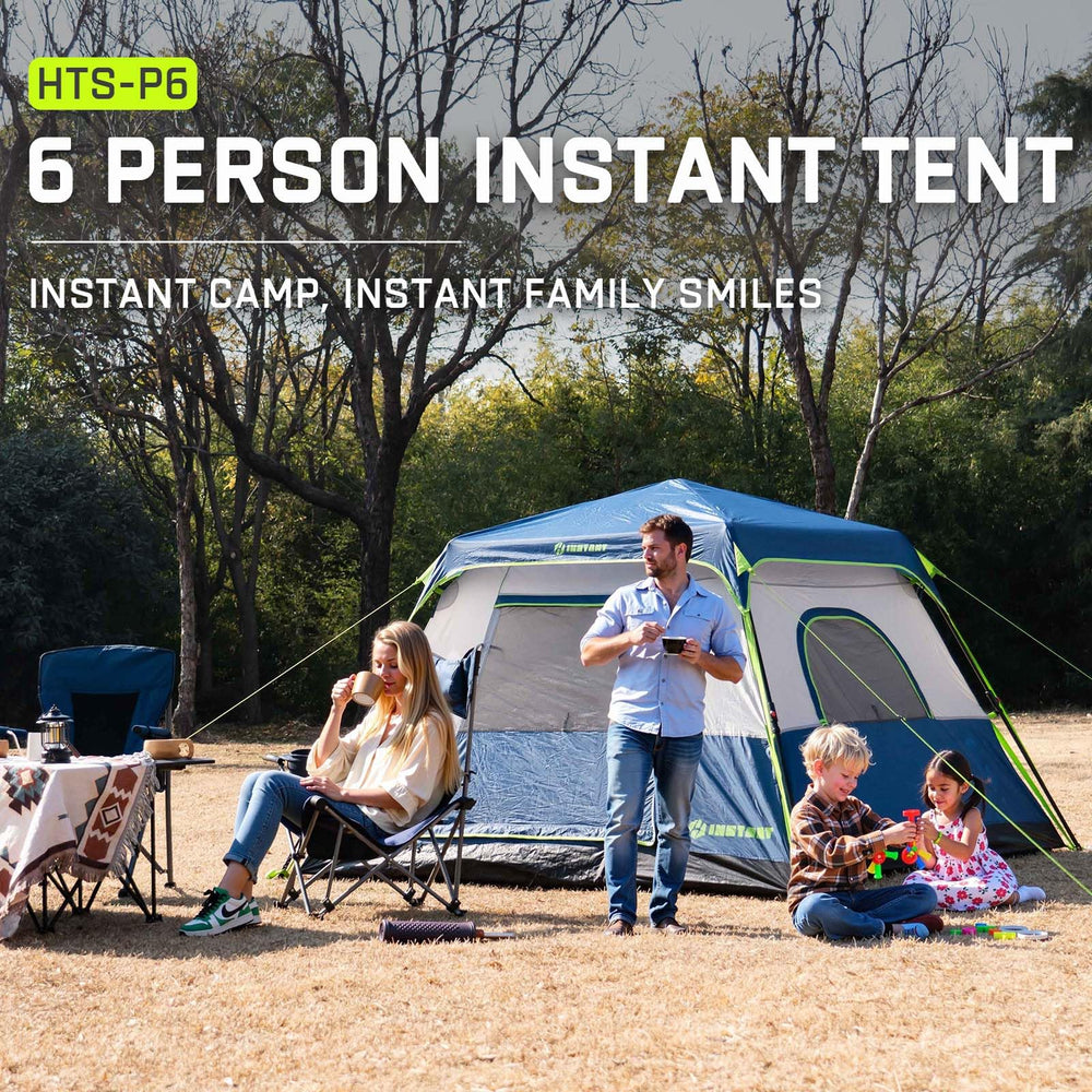 HINSTANT-family-camping-outdoor-scene illustrates versatile shelter for relaxed weekend trips.
