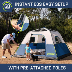 HINSTANT four-mesh-windows-enhance-ventilation enables convection and cooler camping nights.