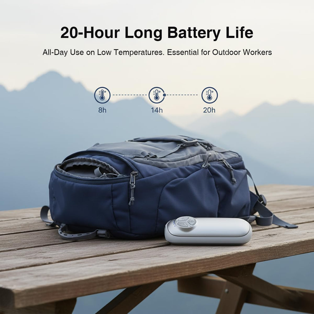 Hiolpen five heat levels let you tailor warmth to conditions.