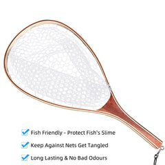 Hipicute 24-inch landing net is lightweight and easy to carry.