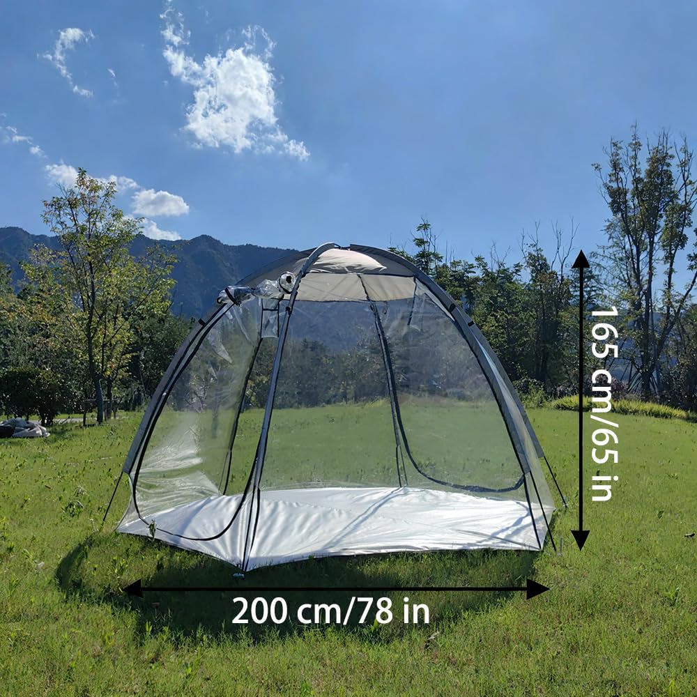 HipierFx Bubble Tent folding feature for easy transport and compact storage
