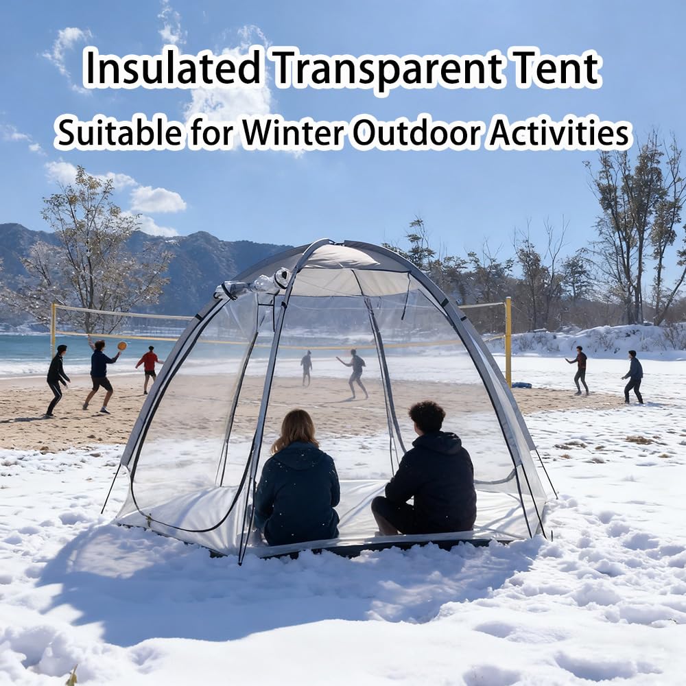 HipierFx Bubble Tent windproof materials withstand breeze and chilly evenings