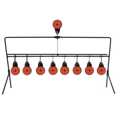 Hiram Resetting Target portable design enables easy backyard practice.