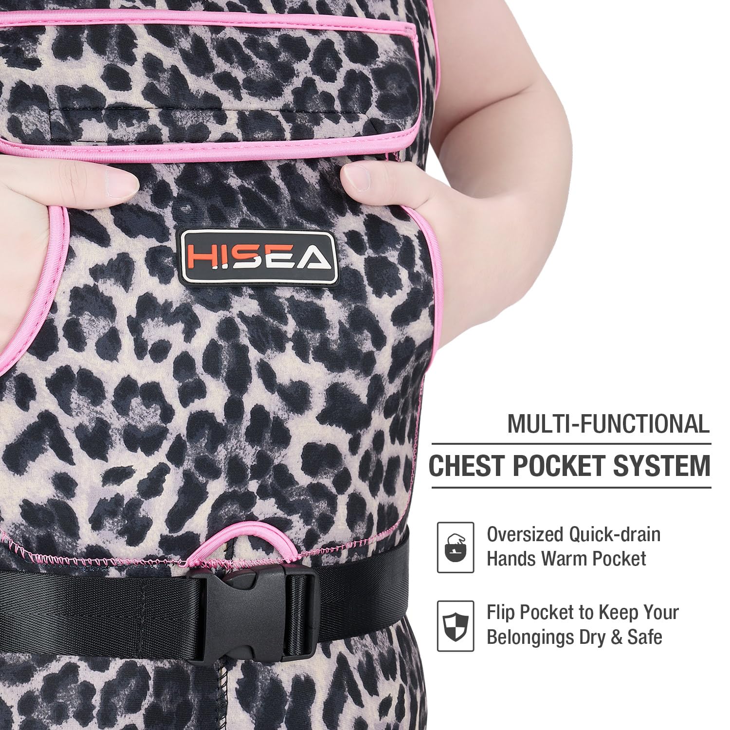 HISEA 4-5mm neoprene insulated waders keep feet warm during long outdoor days.