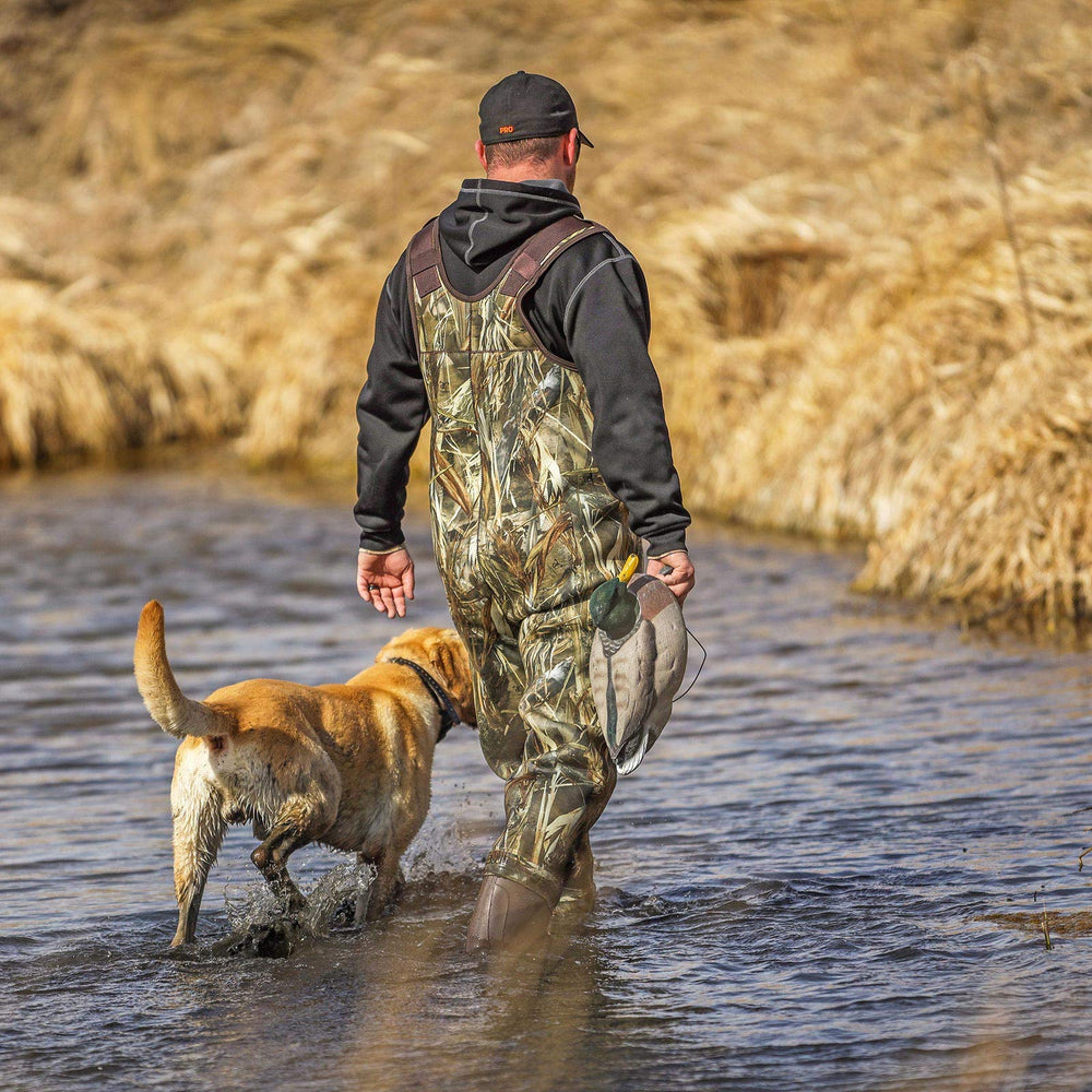 HISEA breathable waterproof waders protect clothing in wet environments