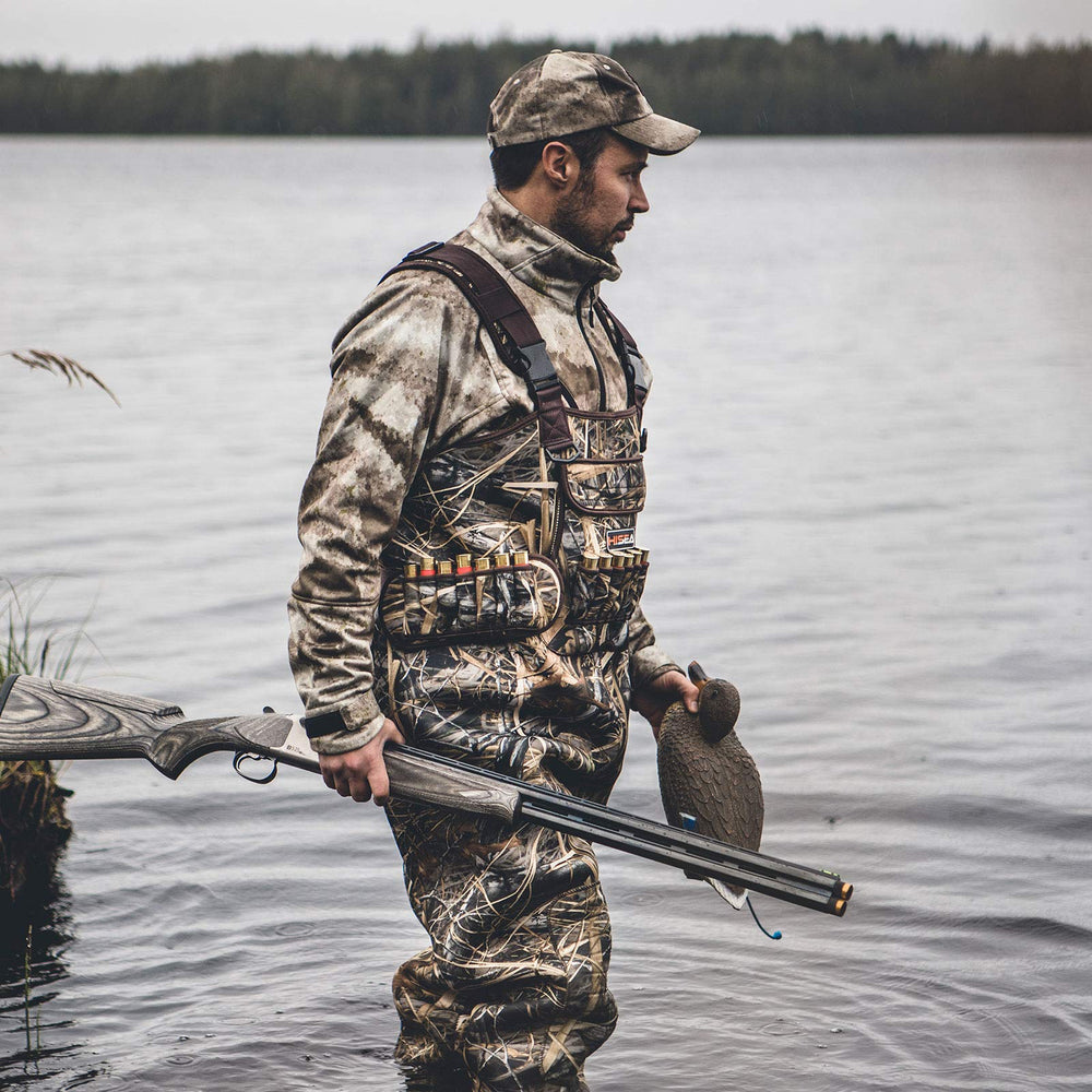 HISEA included waterproof phone pouch protects your device in the field.