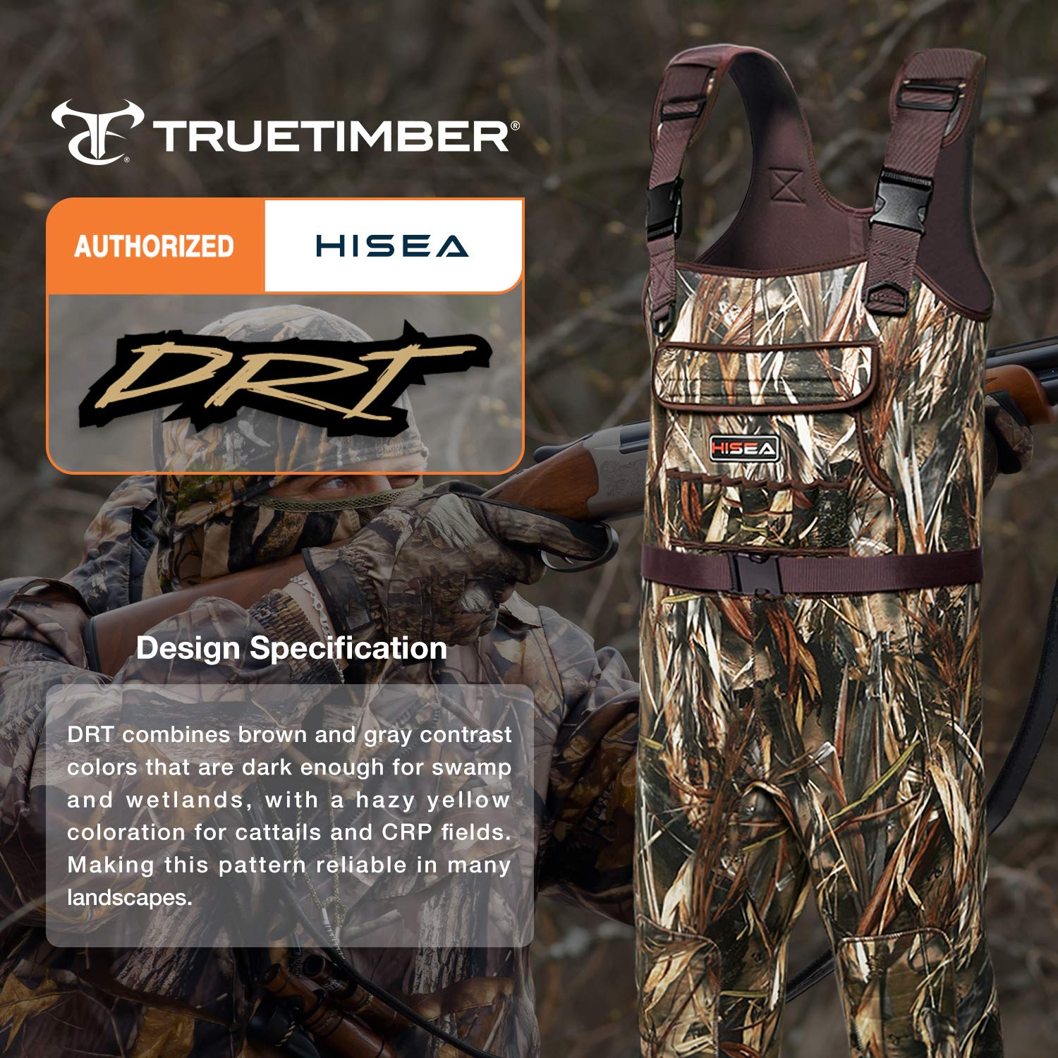 HISEA hand-warmer pocket with eight-shell holders for rapid access