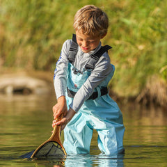 HISEA reflective safety bands boost visibility during dusk fishing trips.