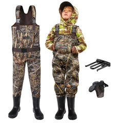 HISEA kids chest waders keep toddlers dry while wading in streams