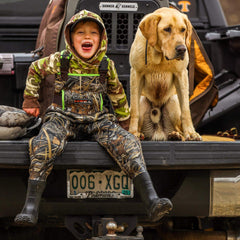 HISEA kids chest waders waterproof seams with armor weld ensure dry puddle exploration.