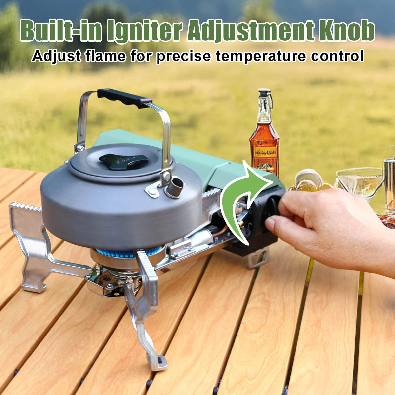 Hisencn safety system anti-leakage valve promotes worry-free camping safety