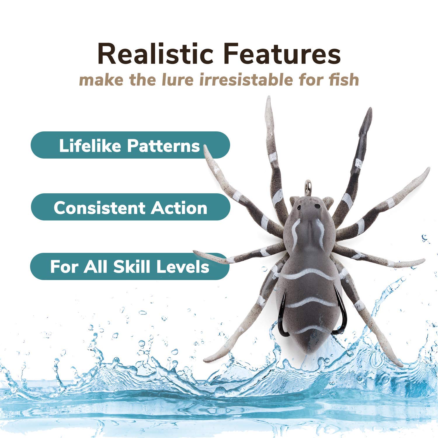 HISOO versatile lure for saltwater and freshwater adventures.