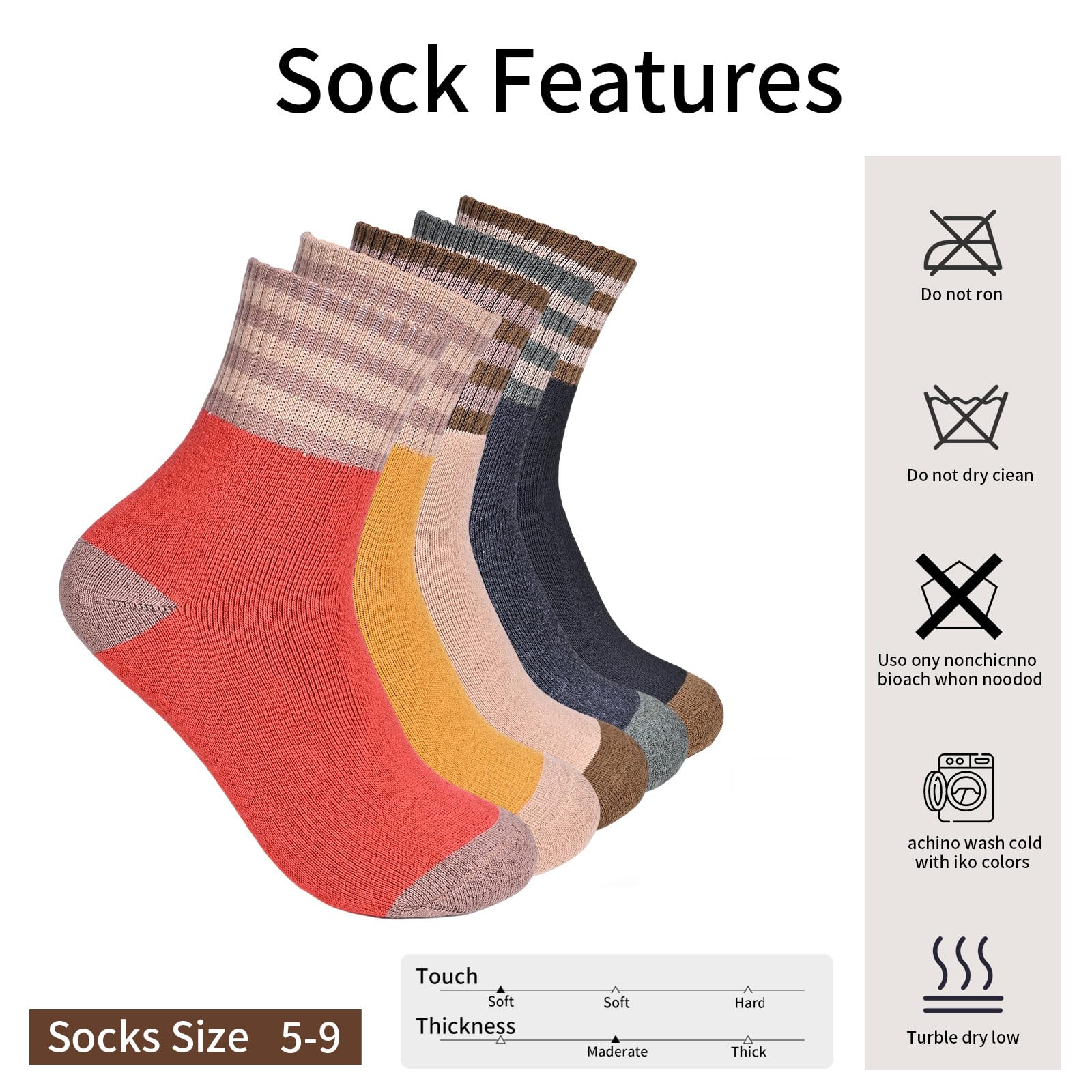 HISUKOY color options red, yellow, navy, beige for versatile outfits