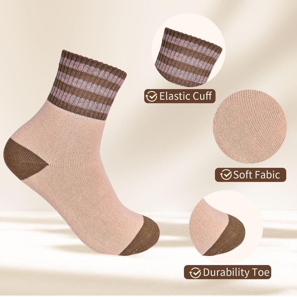 HISUKOY reinforced heel and toe for durability during daily wear