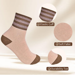 HISUKOY reinforced heel and toe for durability during daily wear