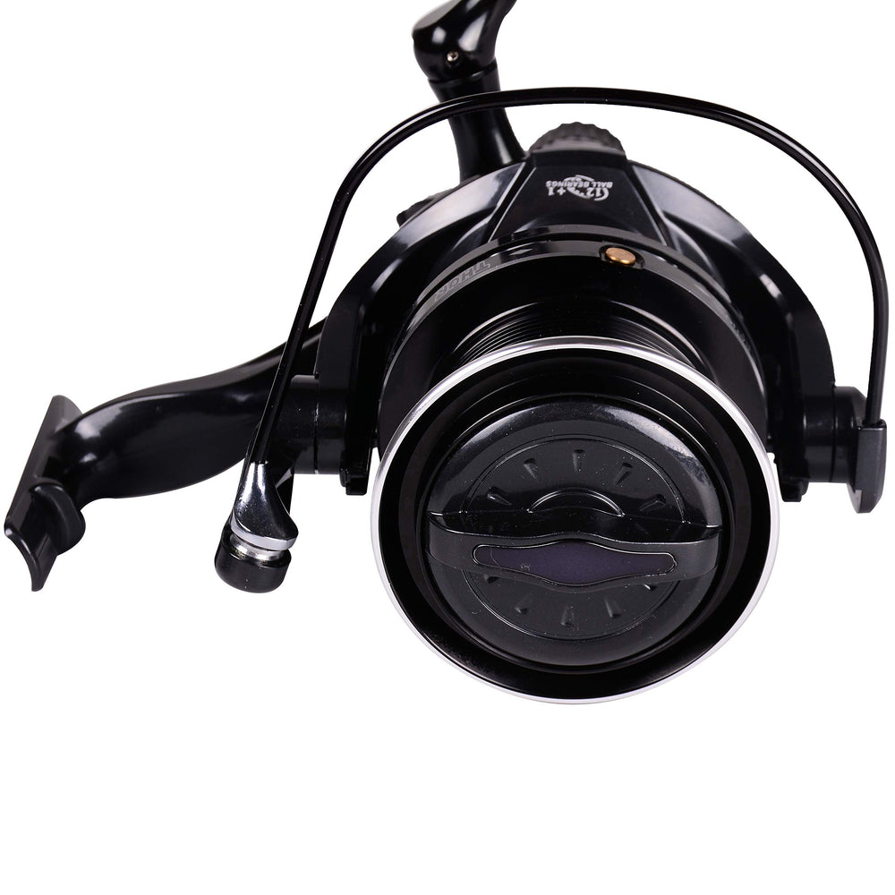 HiUmi carp reels bait runner mechanism enables quick bite detection and controlled releases.