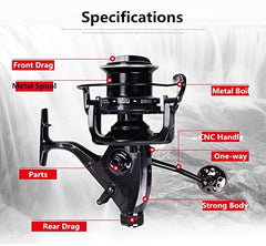 HiUmi THOR5000 reel spool and bearings illustrate reliable smooth operation.