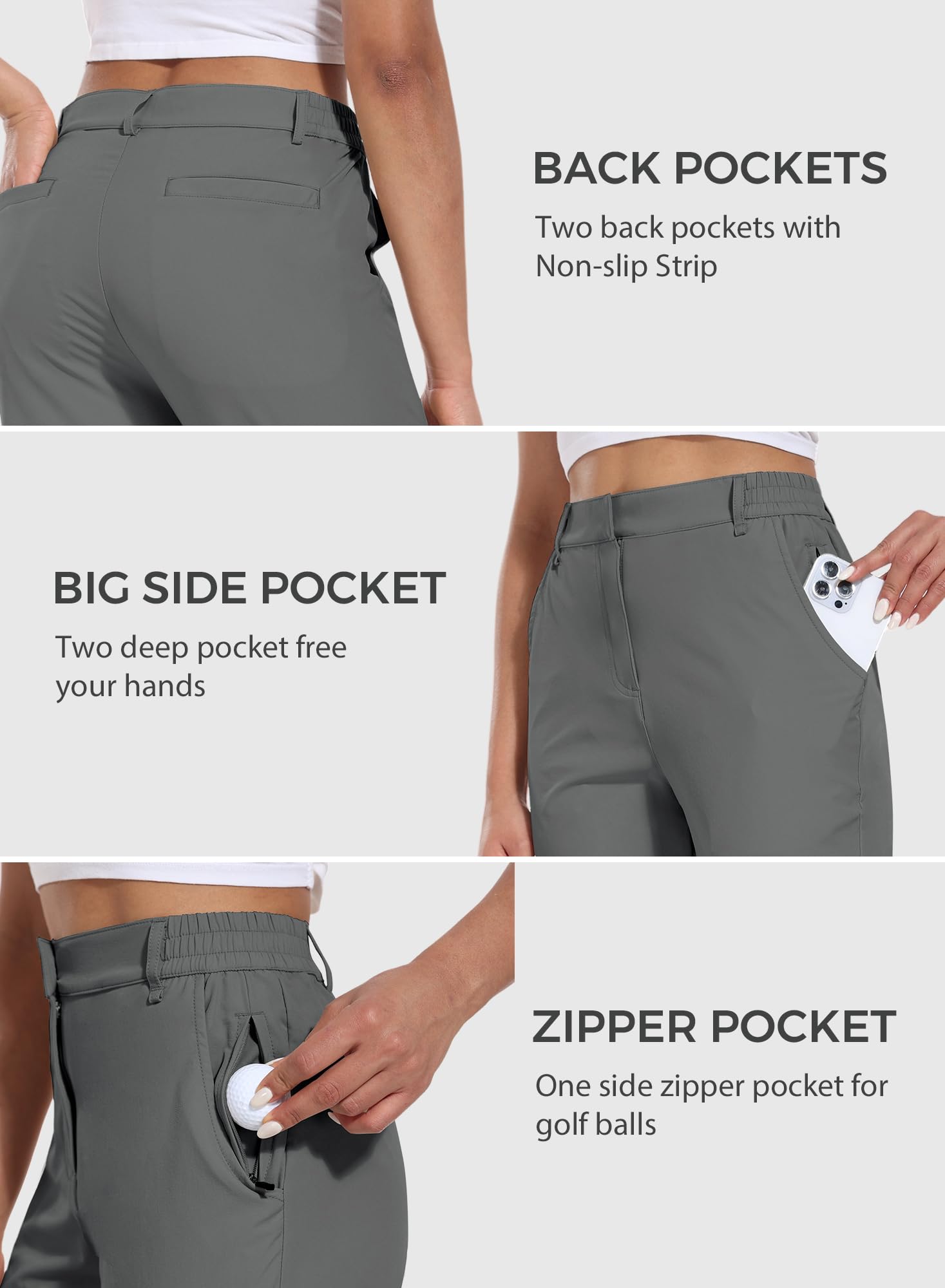 Hiverlay shorts side-zip pocket showing secure phone storage during travel or workouts.
