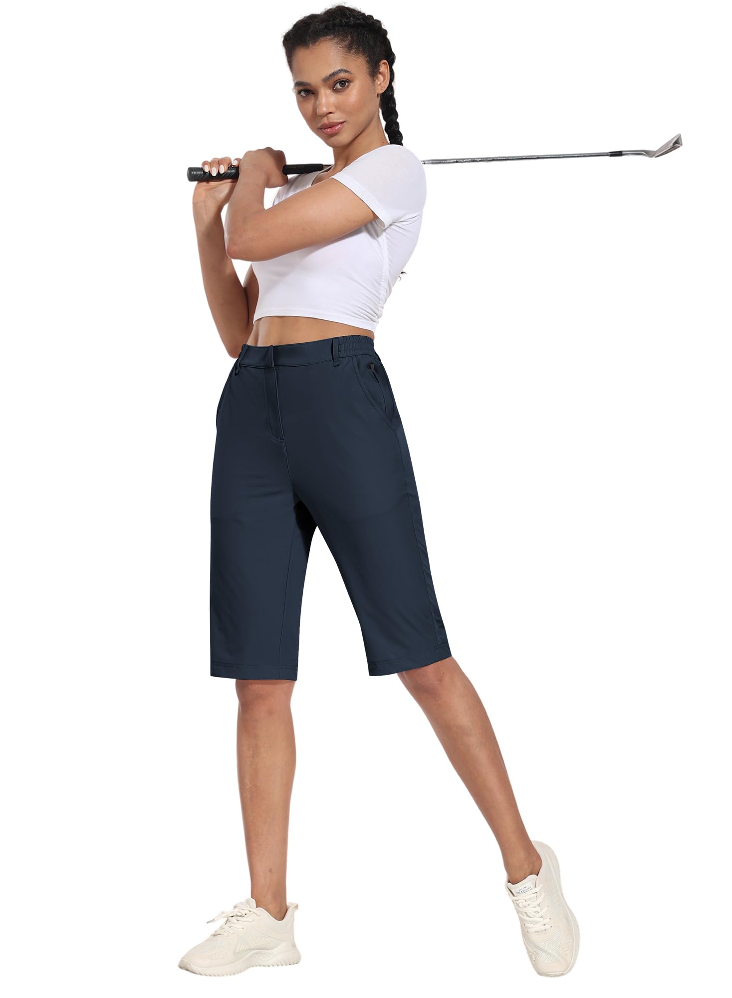 Hiverlay women's golf shorts UPF 50+ protection for sunny days