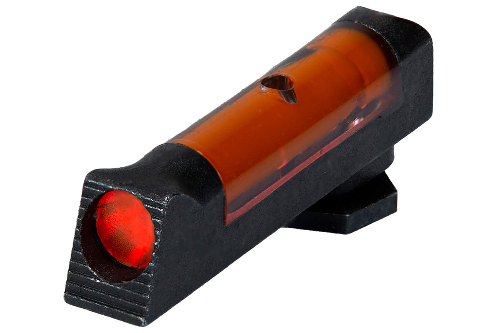 HIVIZ Glock front sight with red LitePipe for fast target acquisition.