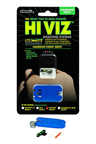 HIVIZ three LitePipes offering color customization for different lighting conditions.