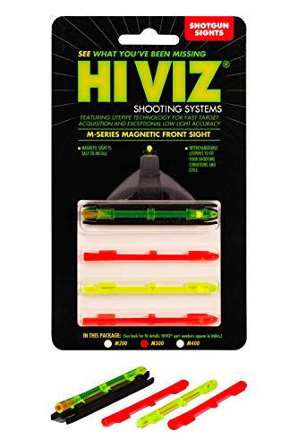 HIVIZ M-Series magnetic base demonstrates rib-width compatibility for versatile shotguns.